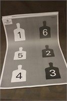 (50) 23"x35"  Targets w/ (6) Numbered Silhouettes
