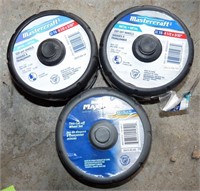 3-Packages of Mastercraft  Angle Grinder Wheels