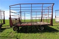 16' Hay Wagon w/Steel Rack