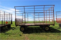 16' Hay Wagon w/Steel Rack