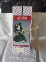 Porcelain Doll with Harp in Box