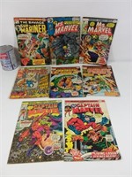 8 comics Marvel dont Captail Marvel