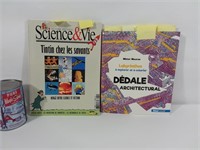 2 livres dont Science & Vie Tintin chez savants