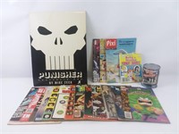 Portfolio Punisher 1990 et 16 comics variés
