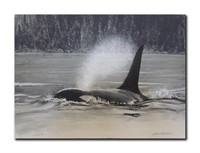 Robert Bateman's "Fluid Power- Orca" Limited Editi