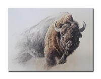 Robert Bateman's "Bison Study" Limited Edition Pri