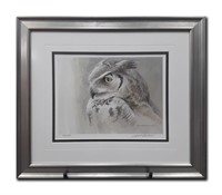 Robert Bateman's "Samantha- Great Horned Owl" Limi
