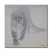 Robert Bateman's "Out Of The White- Snow Leopard"