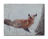 Robert Bateman's "Game Over- Fox and Maple" Limite