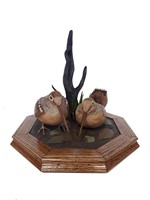 Tony Bendig's Carved Woodcocks Carving