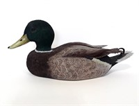 Tony Bendig's Mallard Drake Decoy Carving