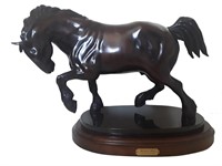 Roger Katcham's "The Heavy Horse" Bronze Sculpture