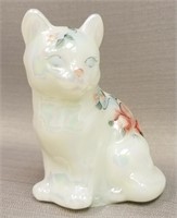 FENTON OPAL IRIDESCENT CAT