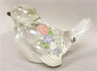 FENTON 25th ANNIVERSARY CRYSTAL BIRD