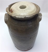 ANTIQUE BUTTER CHURN WITH TOP