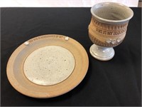 Communion Plate and Goblet