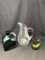 Assorted Glass Pitchers