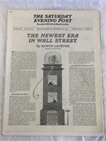1935 Saturday Evening Post Stock Market Pages