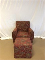 Pier 1 Chair and Ottoman