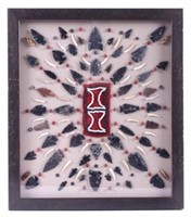 Native American Arrowhead Artifact Collection