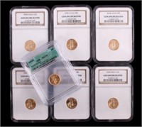 7 1/10 oz American Gold Eagle .999 Fine Gold Coins