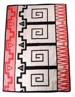 Rare Navajo Indian Pattern Pendleton Wool Blanket