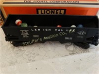 Lionel Train Hopper car 6456 w/ marbles - orig.