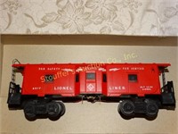 Lionel Train Red Radio equipped Bay Window