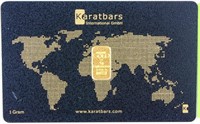 Coin 1 Gram .999 Fine Gold Certified Karatbars