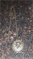 Pocket watch with skull