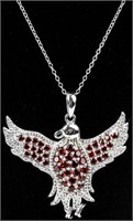 Jewelry Sterling Silver Phoenix Bird Necklace