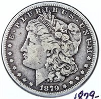 Coin 1879-S  Morgan Silver Dollar in Fine