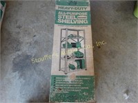 Heavy Duty steel shelving unit - 5 shelf- 36"w X