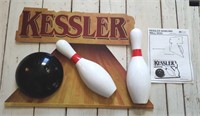 18.5"x27" KESSLER BOWLING WALL SIGN 3-DIMENSIONAL