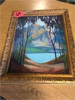 GOLD FRAMED NATURE PAINTING
