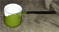 Vintage Green Enamel Ladle