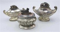 SILVERPLATE TABLE LIGHTERS - FOR DISPLAY - NEED