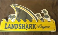 24"x14"Landshark Lager Cardboard Sign Double Sided
