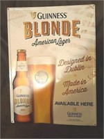 23"x17" Guinness Blonde Tin Sign