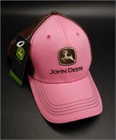 JOHN DEERE ADJUSTABLE HAT CAP NEW WITH TAGS PINK