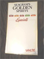 30"x18" Seagram's Golden Spirits Whiteboard