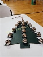 Christmas Tree bell door hanger