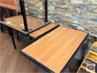 Tables rectangular qty 3 (2 ADA Compliant) 30x42"