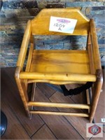 Toddler High Chair (wood)