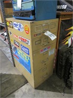 Brown File Cabinet & Contents