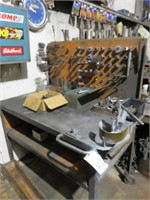 Steel Work Bench with Assorted Bits & More