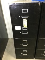 Four Drawer File Cabinet, 16" Wide