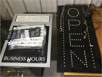 "OPEN" Signs & Office Organizers