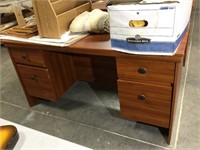 Pressed Wood Desk, 59" Wide