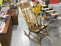 Large, Heavy Built, Rocking Arm Chair